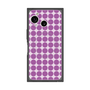 プレミアムスクエアケース with SnapMag［ Big Dot - Purple ］
