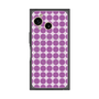 プレミアムスクエアケース with SnapMag［ Big Dot - Purple ］