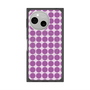 プレミアムスクエアケース with SnapMag［ Big Dot - Purple ］