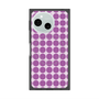 プレミアムスクエアケース with SnapMag［ Big Dot - Purple ］