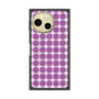 プレミアムスクエアケース with SnapMag［ Big Dot - Purple ］