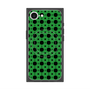 プレミアムスクエアケース with SnapMag［ Shower Dot - Green ］
