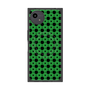 プレミアムスクエアケース with SnapMag［ Shower Dot - Green ］