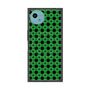 プレミアムスクエアケース with SnapMag［ Shower Dot - Green ］