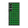 プレミアムスクエアケース with SnapMag［ Shower Dot - Green ］