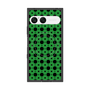 プレミアムスクエアケース with SnapMag［ Shower Dot - Green ］