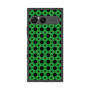プレミアムスクエアケース with SnapMag［ Shower Dot - Green ］