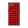プレミアムスクエアケース with SnapMag［ Shower Dot - Red ］