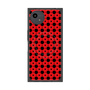 プレミアムスクエアケース with SnapMag［ Shower Dot - Red ］