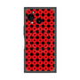 プレミアムスクエアケース with SnapMag［ Shower Dot - Red ］