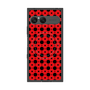 プレミアムスクエアケース with SnapMag［ Shower Dot - Red ］