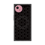 プレミアムスクエアケース with SnapMag［ Dot Circle - Black ］
