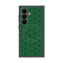 プレミアムスクエアケース with SnapMag［ Dot Circle - Green ］