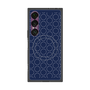 プレミアムスクエアケース with SnapMag［ Dot Circle - Navy ］