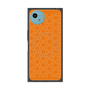 プレミアムスクエアケース with SnapMag［ Dot Circle - Orange ］