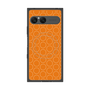プレミアムスクエアケース with SnapMag［ Dot Circle - Orange ］