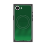プレミアムスクエアケース with SnapMag［ Dot Gradation - Green ］