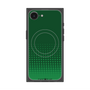 プレミアムスクエアケース with SnapMag［ Dot Gradation - Green ］