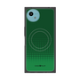 プレミアムスクエアケース with SnapMag［ Dot Gradation - Green ］