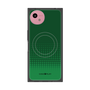 プレミアムスクエアケース with SnapMag［ Dot Gradation - Green ］