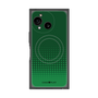 プレミアムスクエアケース with SnapMag［ Dot Gradation - Green ］