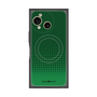 プレミアムスクエアケース with SnapMag［ Dot Gradation - Green ］