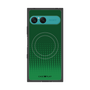 プレミアムスクエアケース with SnapMag［ Dot Gradation - Green ］
