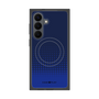 プレミアムスクエアケース with SnapMag［ Dot Gradation - Blue ］