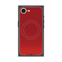 プレミアムスクエアケース with SnapMag［ Dot Gradation - Red ］