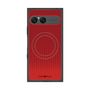 プレミアムスクエアケース with SnapMag［ Dot Gradation - Red ］