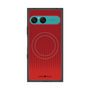 プレミアムスクエアケース with SnapMag［ Dot Gradation - Red ］