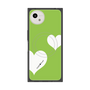 プレミアムスクエアケース with SnapMag［ Two Hearts - Green ］