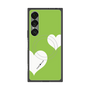 プレミアムスクエアケース with SnapMag［ Two Hearts - Green ］