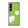 プレミアムスクエアケース with SnapMag［ Two Hearts - Green ］