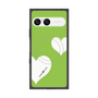 プレミアムスクエアケース with SnapMag［ Two Hearts - Green ］