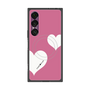プレミアムスクエアケース with SnapMag［ Two Hearts - Pink ］