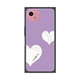 プレミアムスクエアケース with SnapMag［ Two Hearts - Purple ］