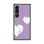 プレミアムスクエアケース with SnapMag［ Two Hearts - Purple ］