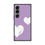 プレミアムスクエアケース with SnapMag［ Two Hearts - Purple ］