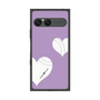 プレミアムスクエアケース with SnapMag［ Two Hearts - Purple ］