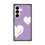 プレミアムスクエアケース with SnapMag［ Two Hearts - Purple ］