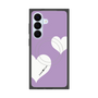 プレミアムスクエアケース with SnapMag［ Two Hearts - Purple ］
