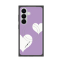 プレミアムスクエアケース with SnapMag［ Two Hearts - Purple ］
