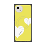 プレミアムスクエアケース with SnapMag［ Two Hearts - Yellow ］
