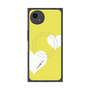 プレミアムスクエアケース with SnapMag［ Two Hearts - Yellow ］