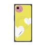 プレミアムスクエアケース with SnapMag［ Two Hearts - Yellow ］