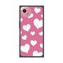 プレミアムスクエアケース with SnapMag［ Dot Hearts - Pink ］