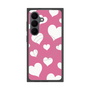プレミアムスクエアケース with SnapMag［ Dot Hearts - Pink ］