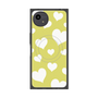 プレミアムスクエアケース with SnapMag［ Dot Hearts - Yellow ］