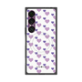 プレミアムスクエアケース with SnapMag［ Stripe Hearts - Purple ］